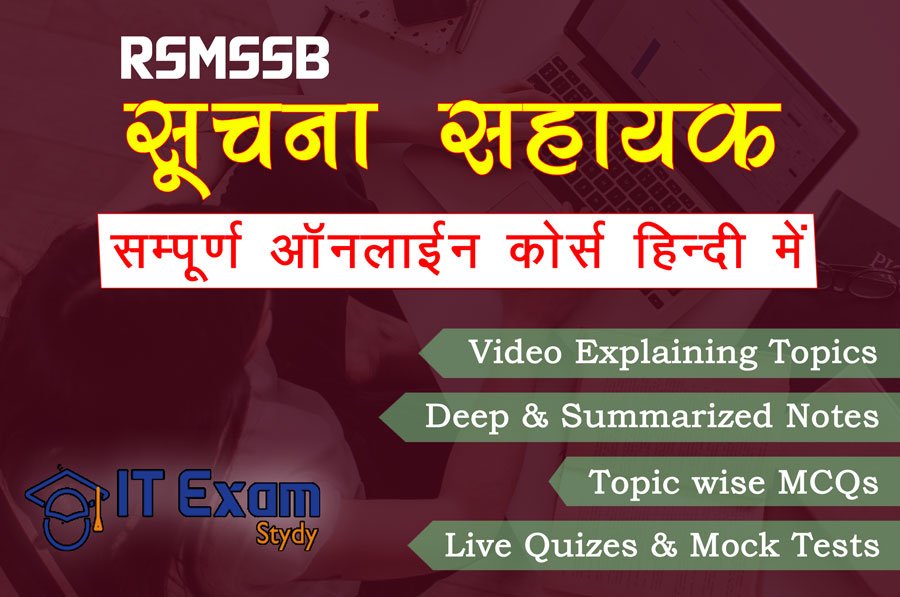 RSMSSB Informatics Assistant ( सूचना सहायक ) – [Hindi Course]