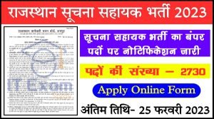 Read more about the article RSMSSB IA Vacancy 2023 Recruitment | Detailed Notification | Online Exam Form